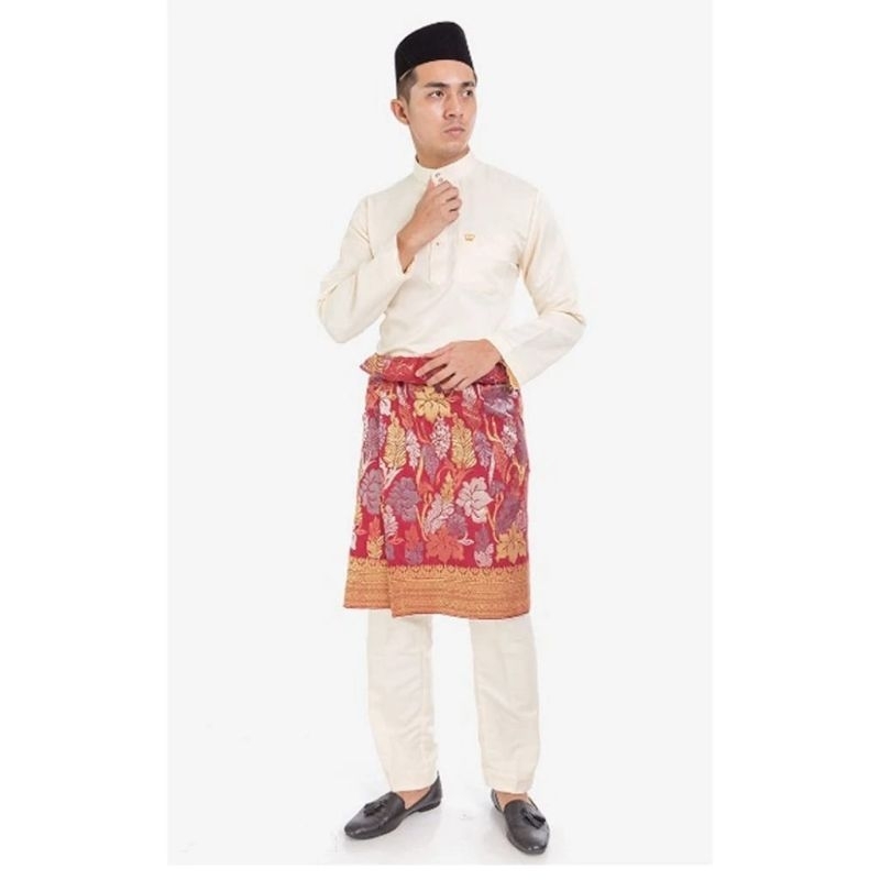 leyoney baju pria melayu teluk belangga kurung cekak musang setelan pakain adat melayu