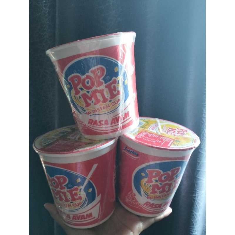 

Popmie Mie Instan Cup Rasa Ayam 75gr dapat 3cup