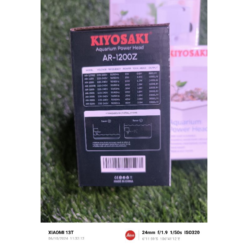 Pompa Aquarium Kiyosaki AR-1200z