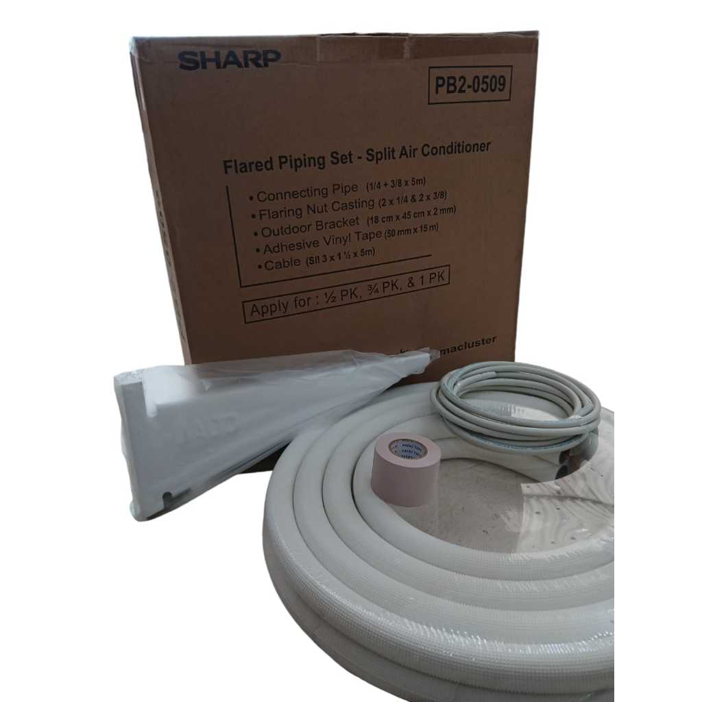 Paket Pasang Ac Pipa Ac 5meter 1pk 1/2pk 3/4pk