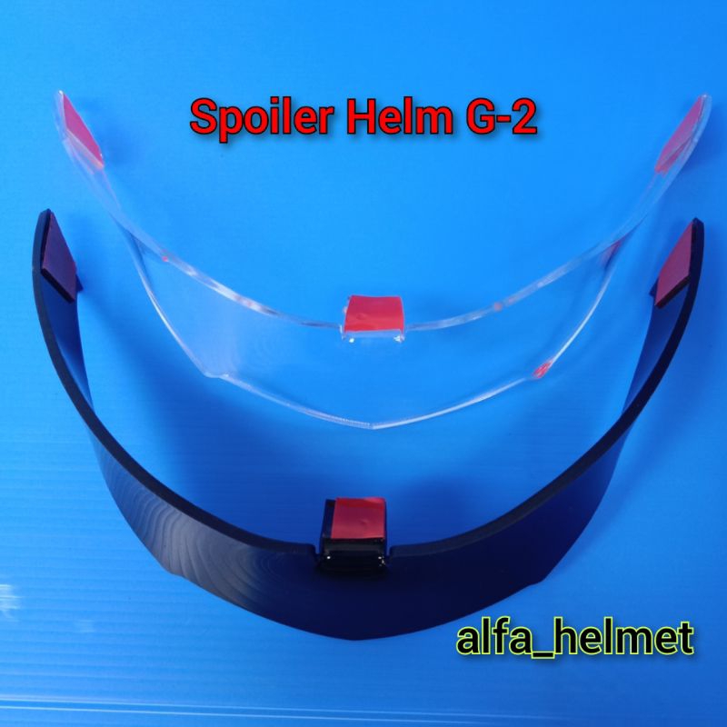 Spoiler Untuk Helm G2 / Spoiler Helm G2 • akrilik