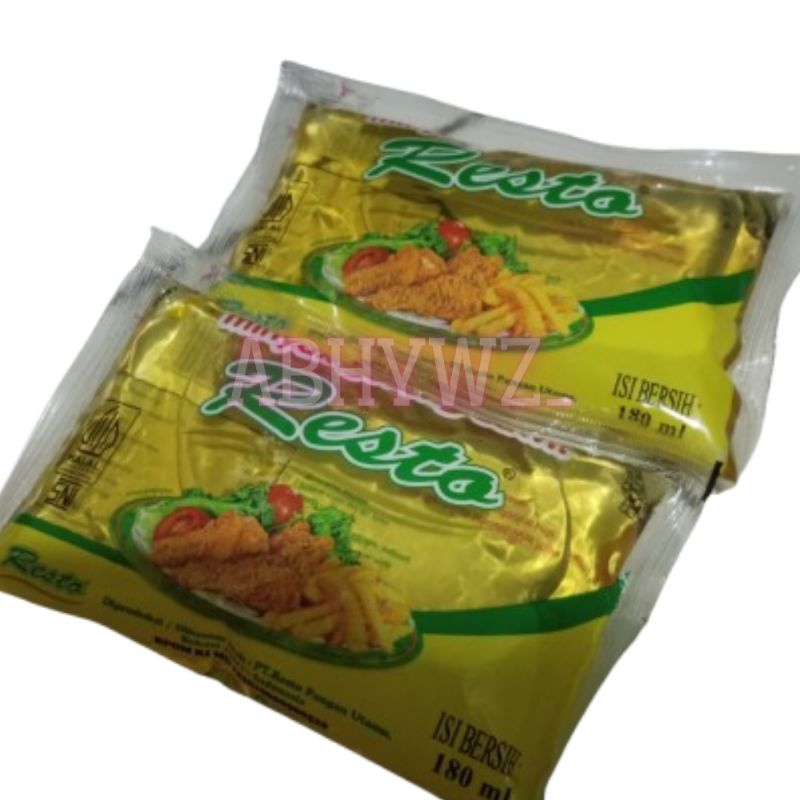 

Minyak goreng bantal Merk Resto 180ml