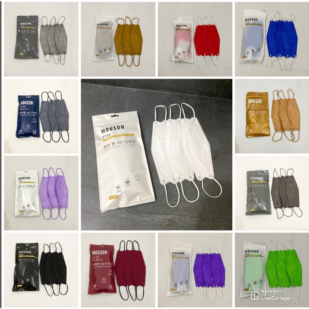 ( MOUSON ) Masker KF94 4 Ply Evo Plusmed Masker 4D KF 94 Murah Ready