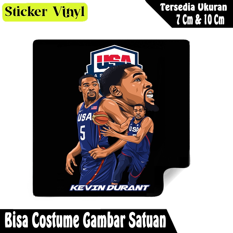 

Radit667 Stiker Sticker Pemain Basket Kevin Durant Usa Bahan Vynil Tahan Air Bisa Custom Gambar