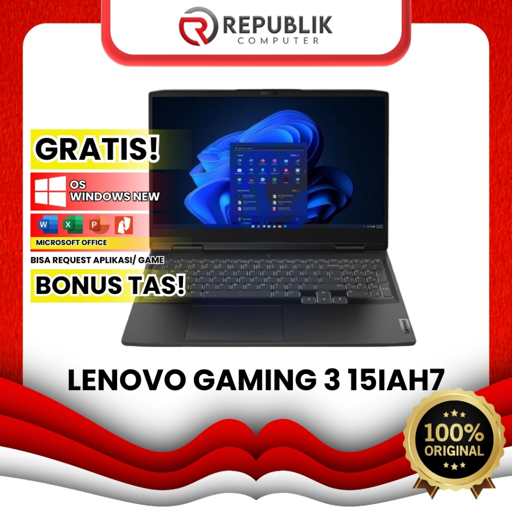 LENOVO GAMING TERMURAH RAM BESAR VGA RTX3050