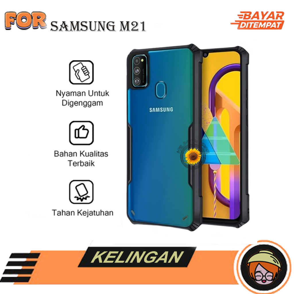 Case Samsung Galaxy M21 Fusion Shockproof Armor Casing
