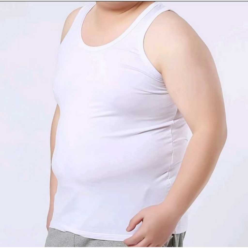 PAKET 4 Pcs Singlet Pria Dewasa Atasan TankTop  Ukuran BIG SIZE Atau JUMBO
