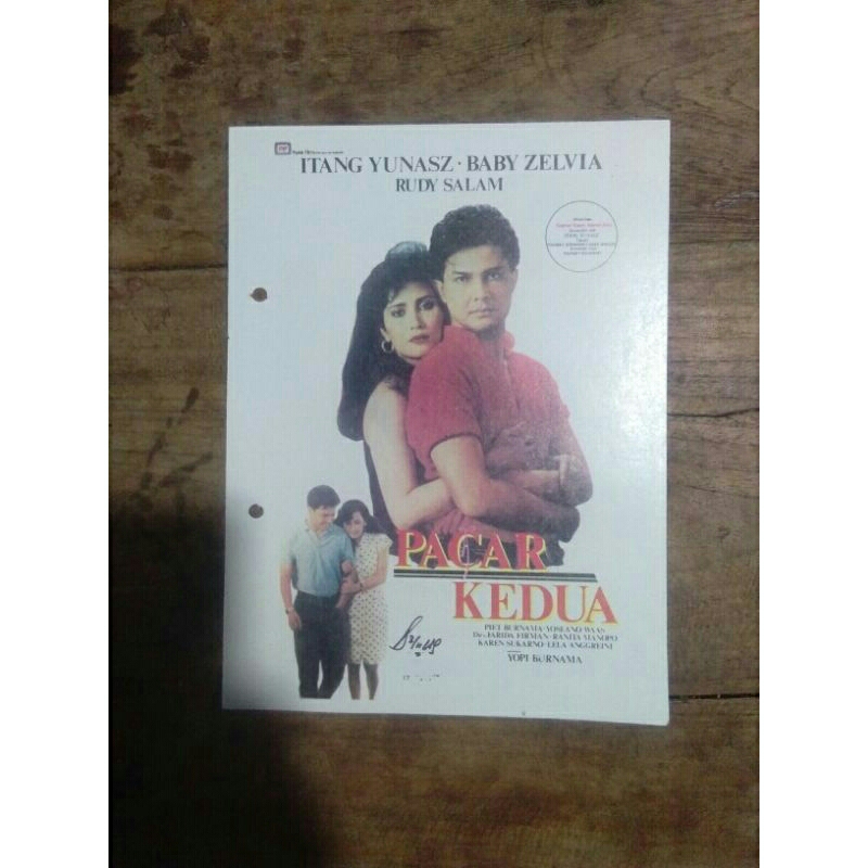 flyer film pacar kedua pemeran itang yunasz,baby zelvia,rudy salam