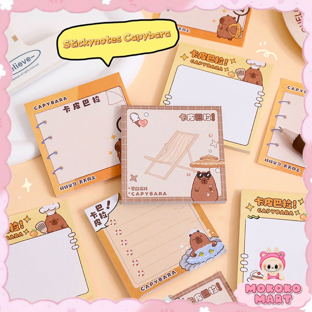 

MM Sticky Notes Lucu Unik Alat Tulis Kantor Praktis Kertas Tempel DIY Notebook Notepad Memo MB09