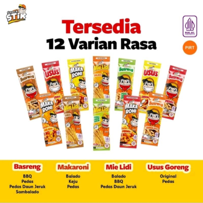 

PAKET HEMAT SNACK STIK 50pcs