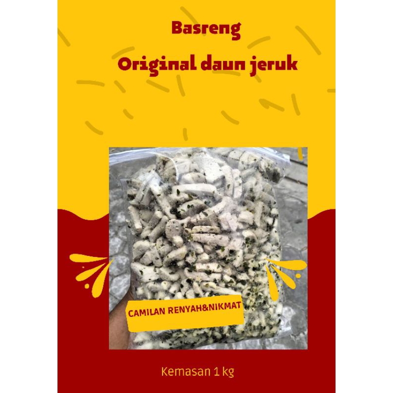 

Basreng ORI daun jeruk kemasan 1 kg