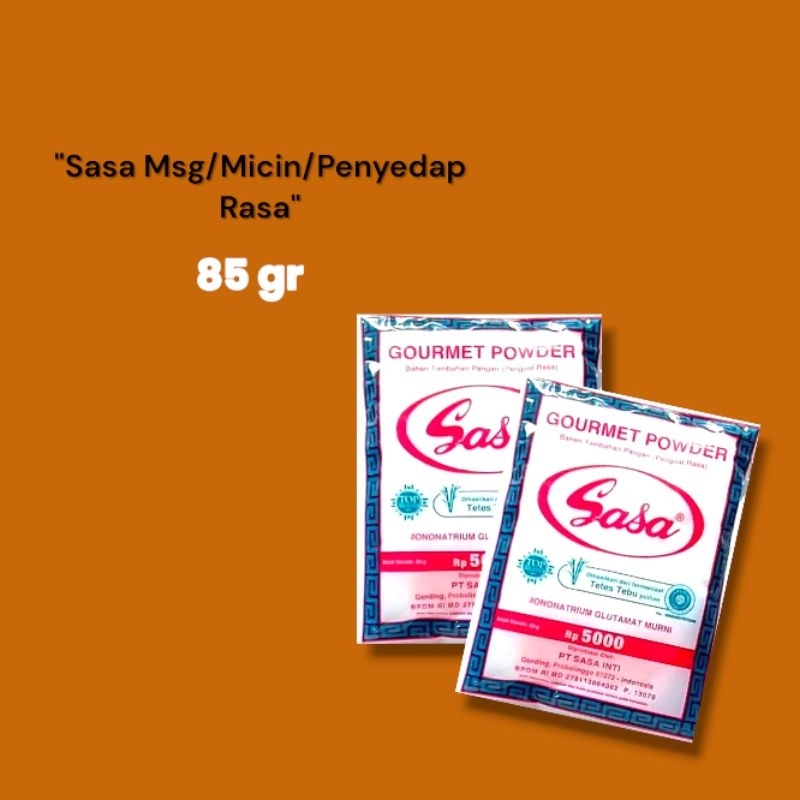 

Sasa Msg/Micin/Penyedap Rasa - 85gr