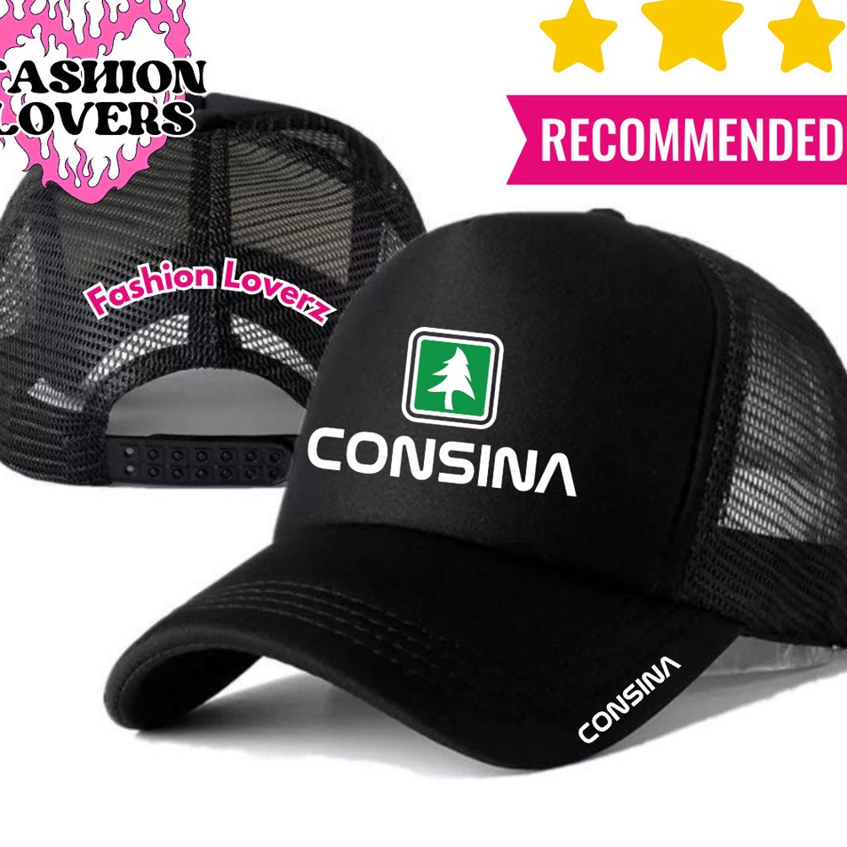 Harga Update  Fashion Loverz Topi Trucker CONSINA  Topi Distro CONSINA Logo  Topi CONSINA Premium  T