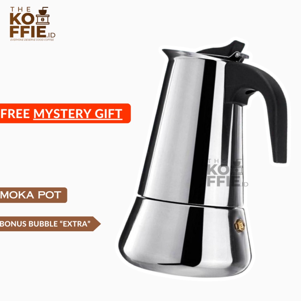 Lagi Diminati  FREE Mystery Gift NOW Moka pot coffee espresso maker 1ml 2ml 3ml 45ml  coffe kopi cof