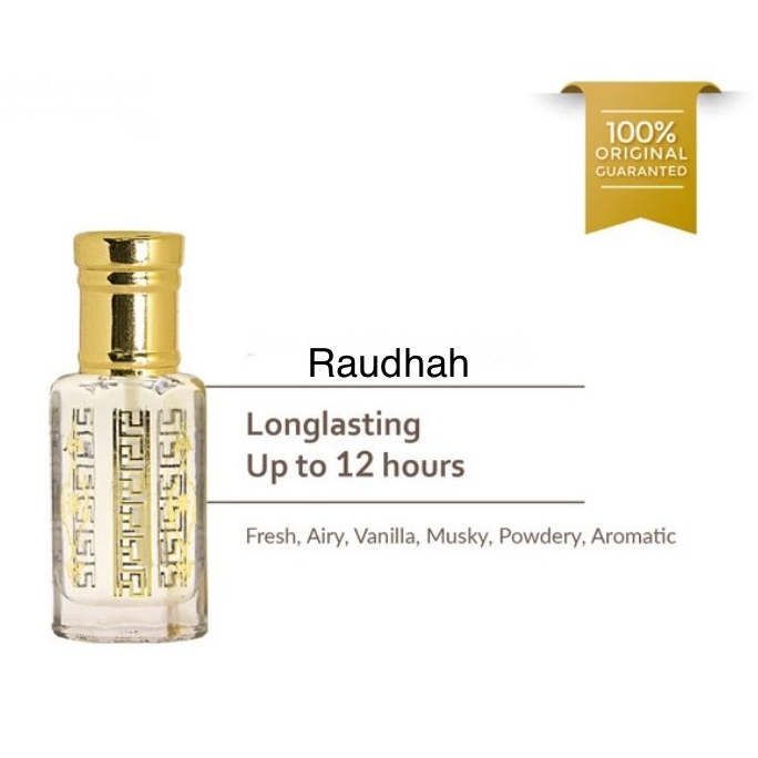 PARFUME ARAB - Parfum Raudhah Surrati 12ML Original  Raudoh Pure Oil Tanpa Alkohol
