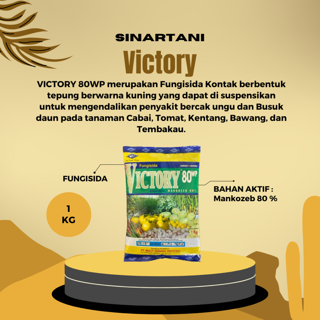 FUNGISIDA VICTORY 80WP -1kg