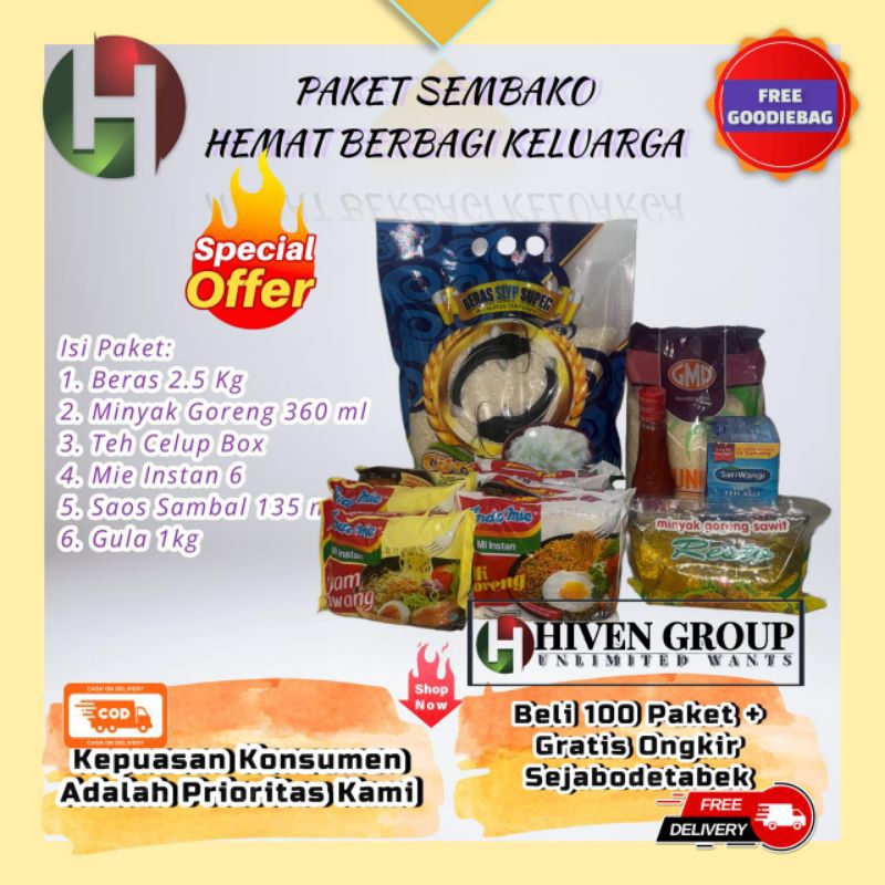 

PAKET SEMBAKO HEMAT BERBAGI KELUARGA