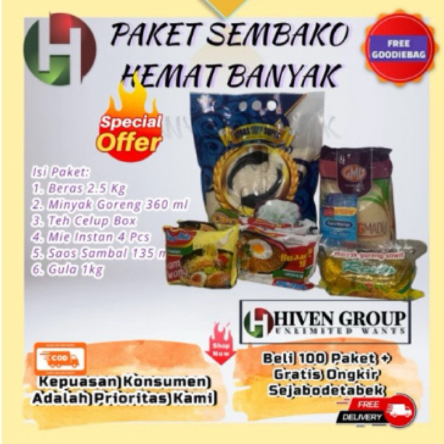 

PAKET SEMBAKO HEMAT BANYAK