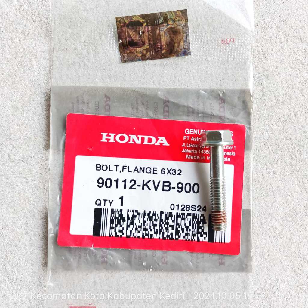 Bolt Flange 6x32 - Baut Tuas-Paha Rem Tromol Honda CB100-CB125 GL100-GL125 CG-XL S90-S90z S110 C50-C