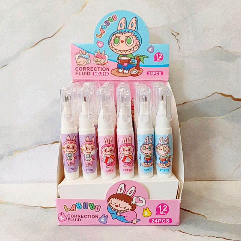 CORECTION FLUID TIP X CAIR KARAKTER LABUBU LUCU