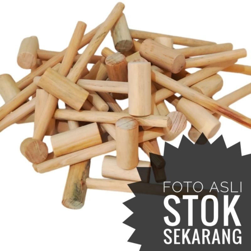 Palu Pinata Cake - Palu Kayu - Palu Foodgrade - Palu serba guna - Hammer - Pinata Cake - Kue Pinata