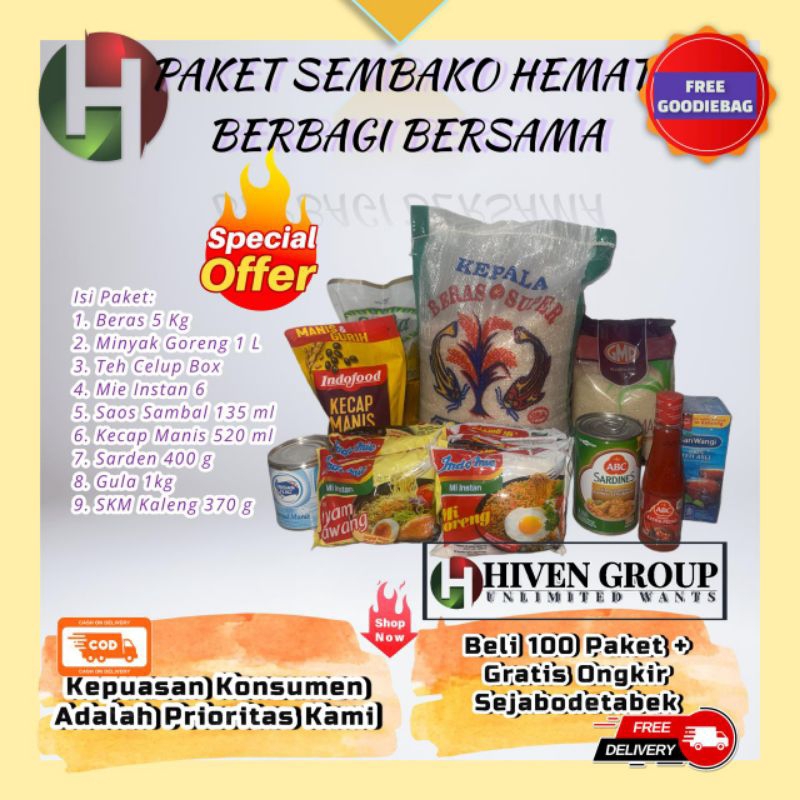 

PAKET SEMBAKO HEMAT BERBAGI BERSAMA