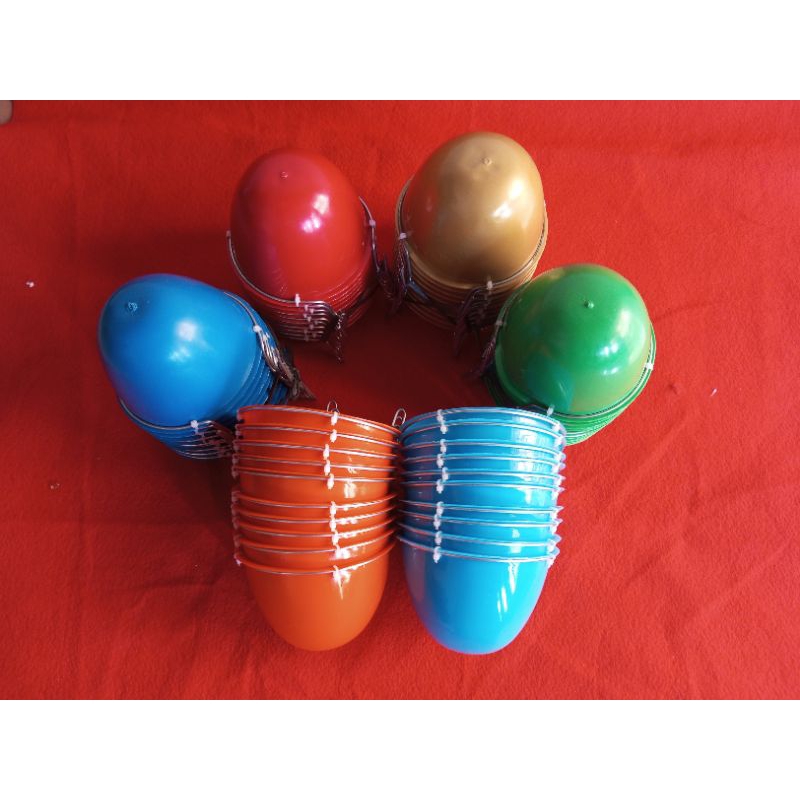 isi 40 batok plastik pakan ayam / wadah pakan ayam/ batok / batok pakan / cepuk / tempat pakan ayam