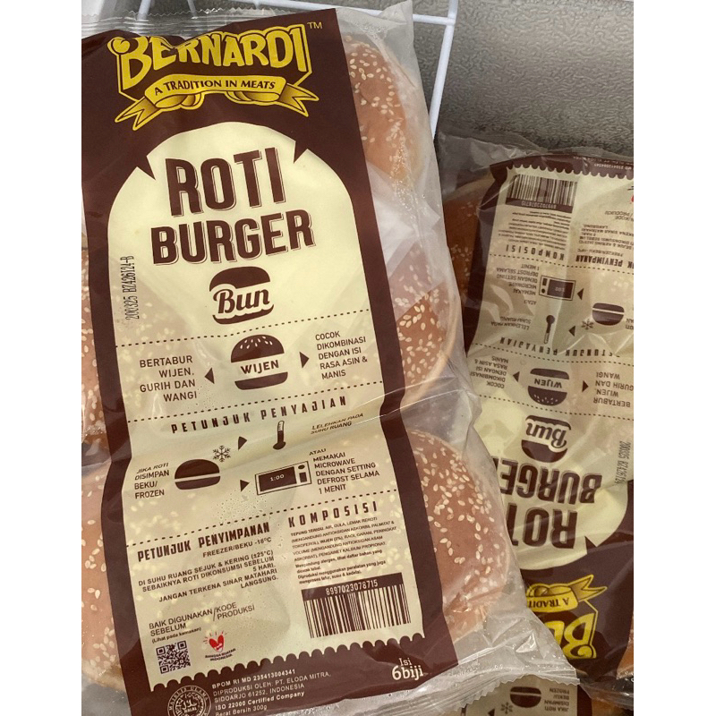 

BERNARDI Roti Burger Wijen 6’s