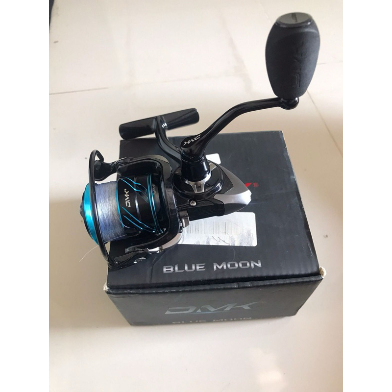 Reel spining DMK Blue Moon Size 1000 metal Power Handle / Bekas