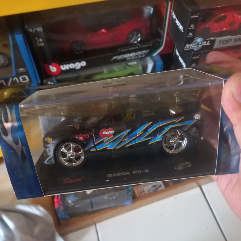 diecast mobil balap mazda rx8 sport rally