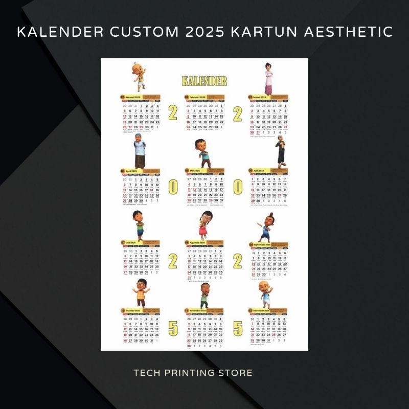 

Kalender Tahun 2025 Kartun Aesthetic