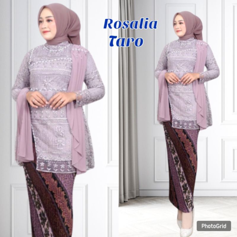 set kebaya Amora selendang,kebaya cantik kebaya elegan kebaya buat lamaran kebaya pesta