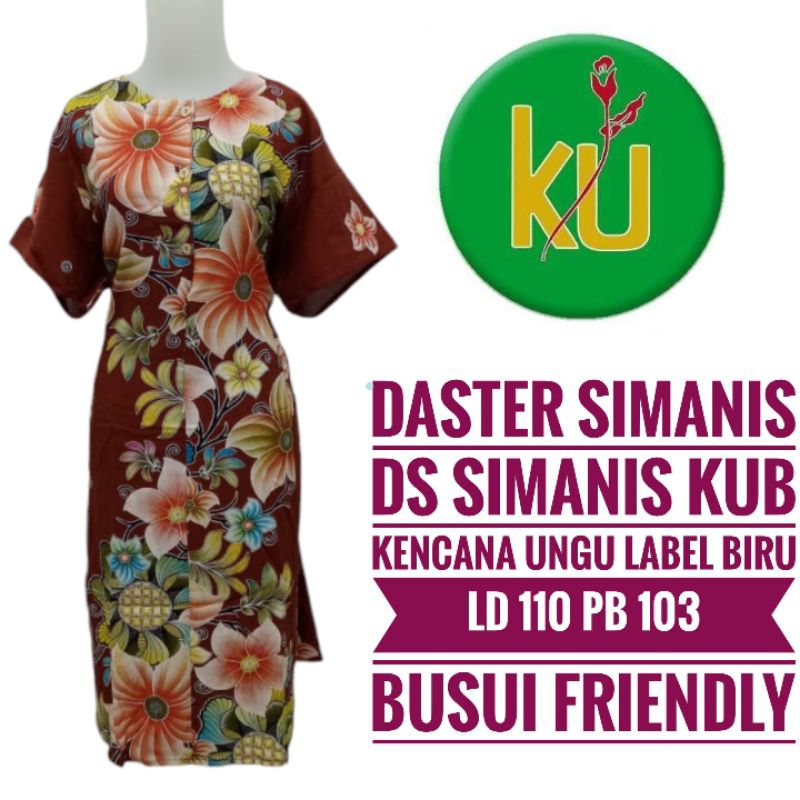 Daster Kencana Ungu Label Biru Daster Simanis Kencana Ungu Daster Busui