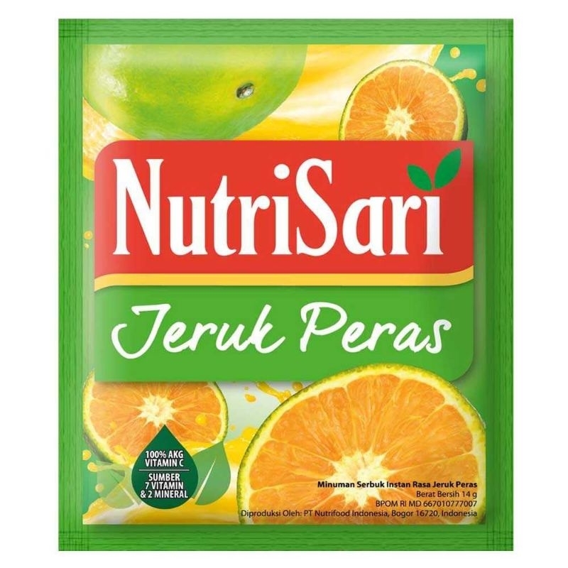 

nutrisari 11 gr 1 rtg isi 10 pcs