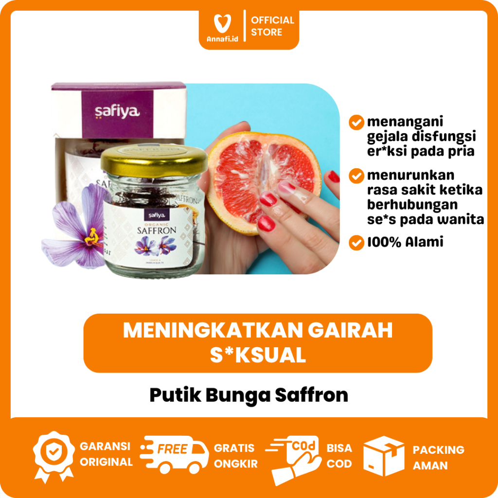 

COD Promil 2gr Safron asli 100% original by Annafi / saffron 1 paket / bunga safron / promil / safron original 100% dan bpom