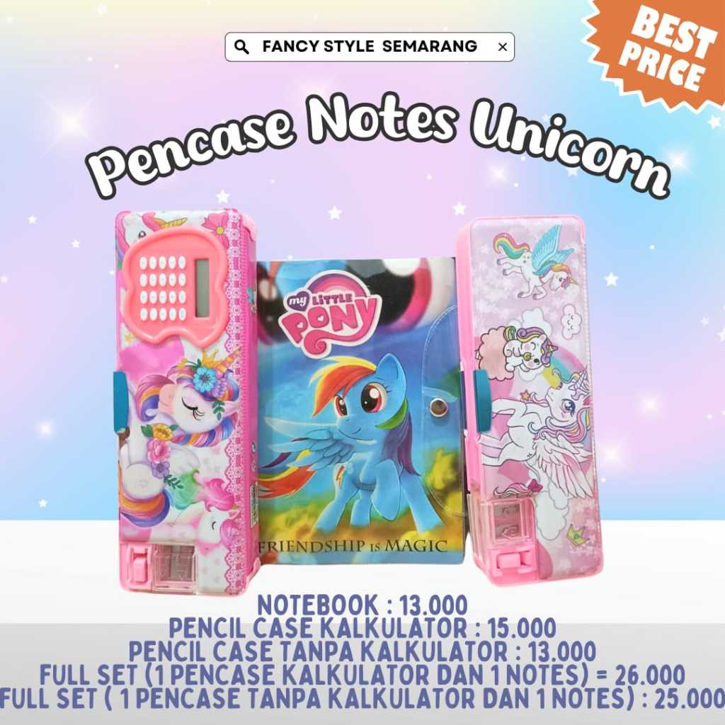 

PENCASE NOTES UNICORN