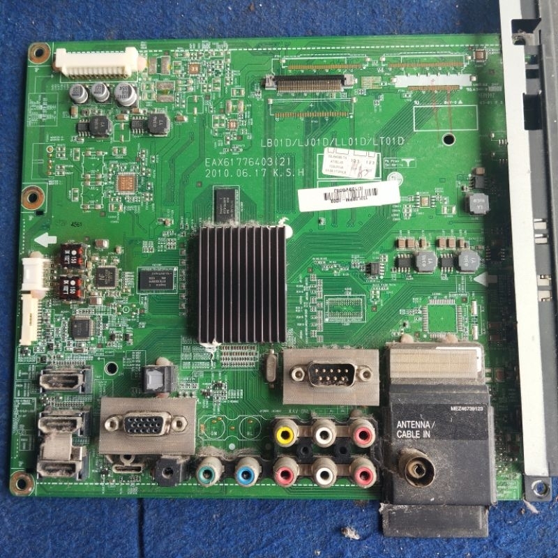 MB - MAINBOARD - MESIN TV LED LG 32LE4500 TA - 32LE4500TA soket FHD