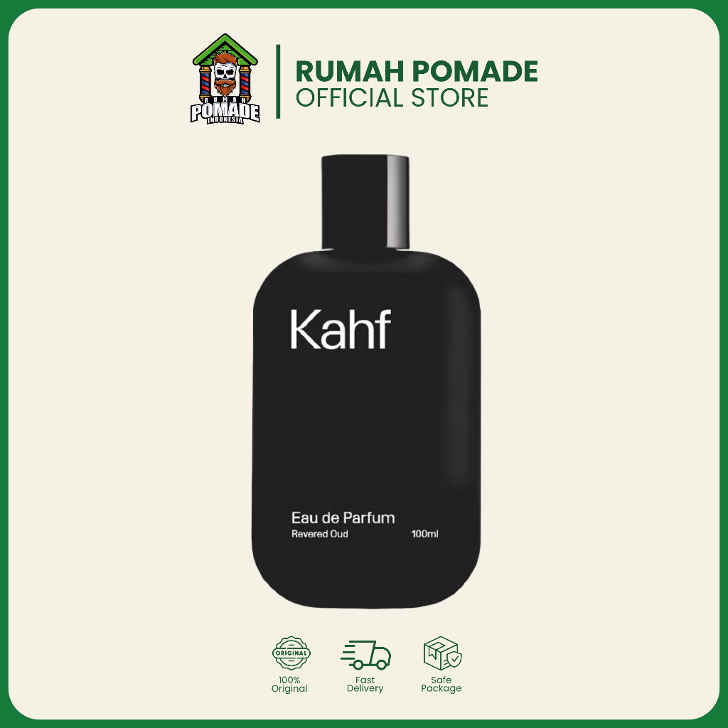 Kahf Revered Oud Eau De Parfum 100 Ml - Parfum Pria Kahf Hitam Original