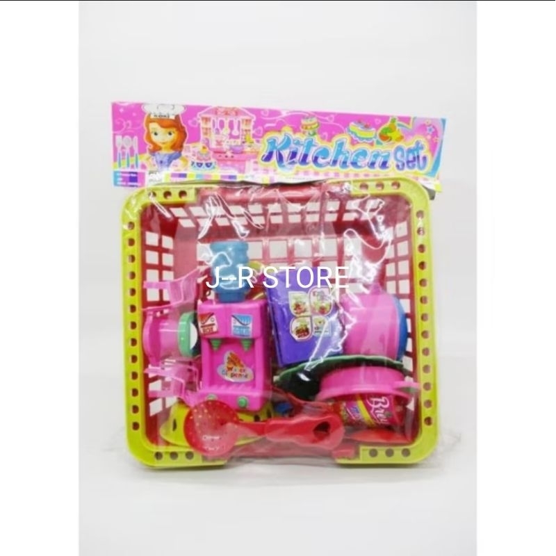 Mainan Anak Perempuan Masak-masakan 1 set / Mainan Masakan 1 set Anak anak Toys