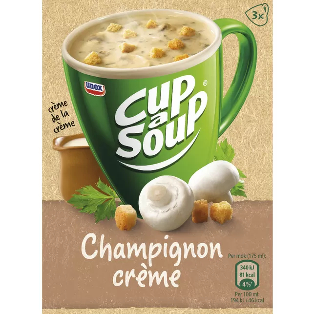 

Unox Cup A Soup Champignon Creme 175ml Sup Krim Jamur