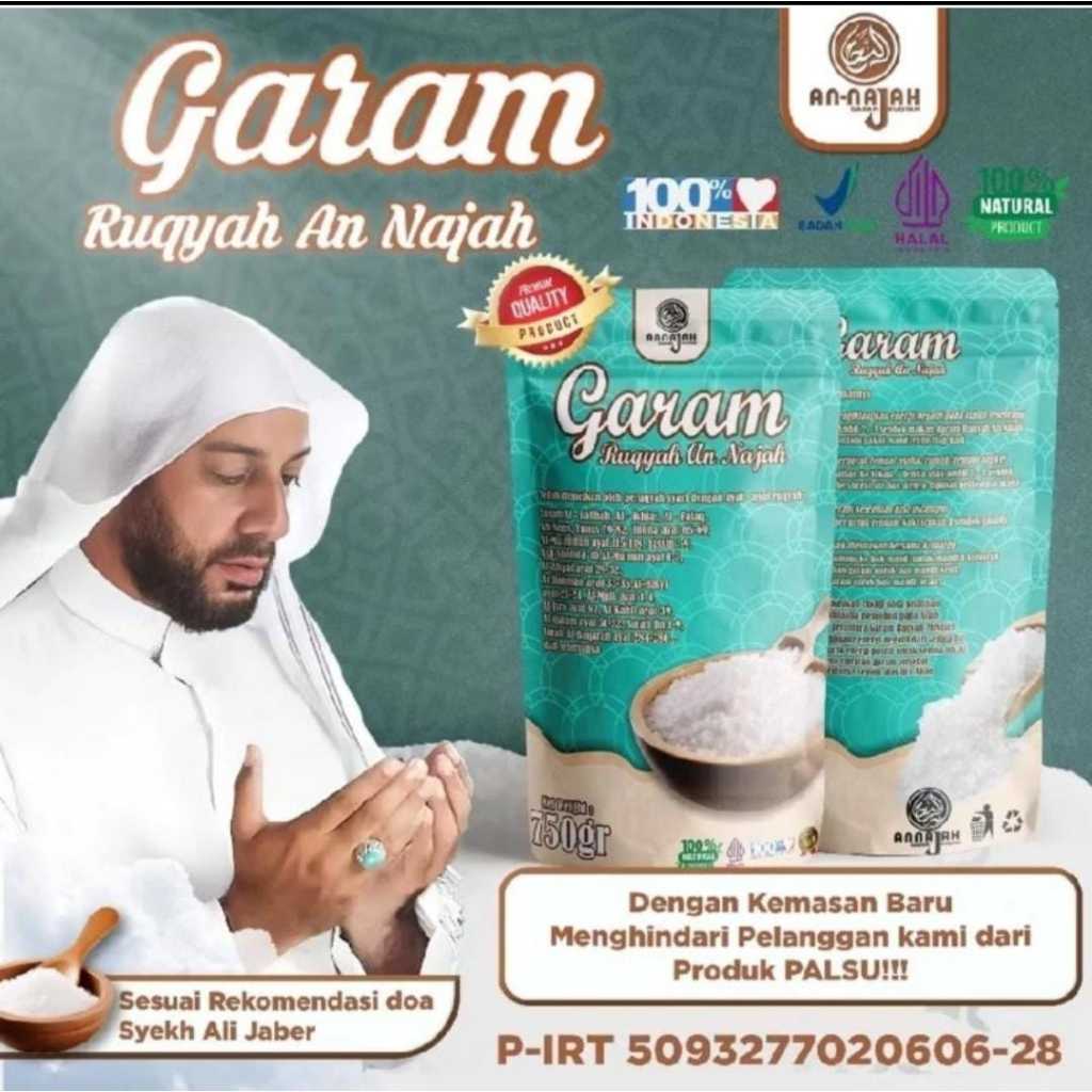 

MEDIA RUQYAH GARAM 750 GR 100 % ORIGINAL