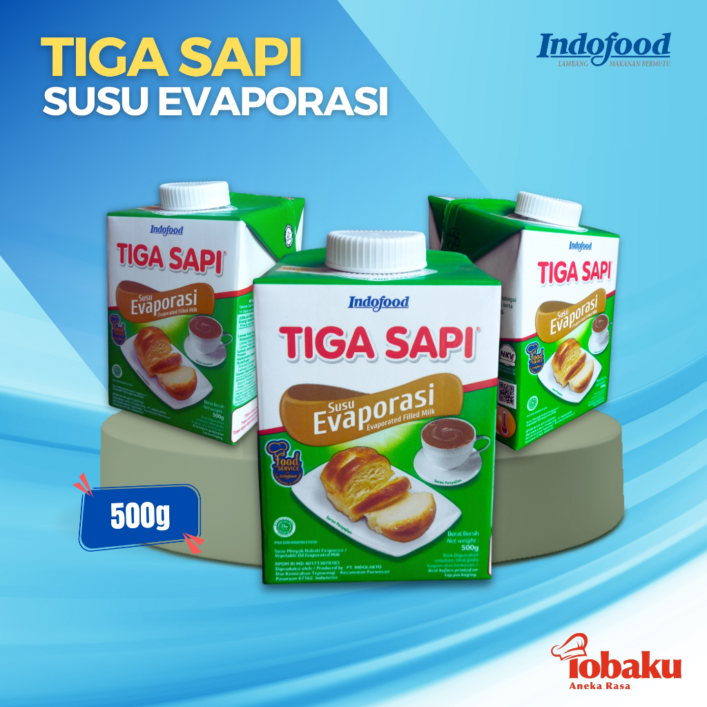 

Susu Evaporasi Cap Tiga Sapi 500g _