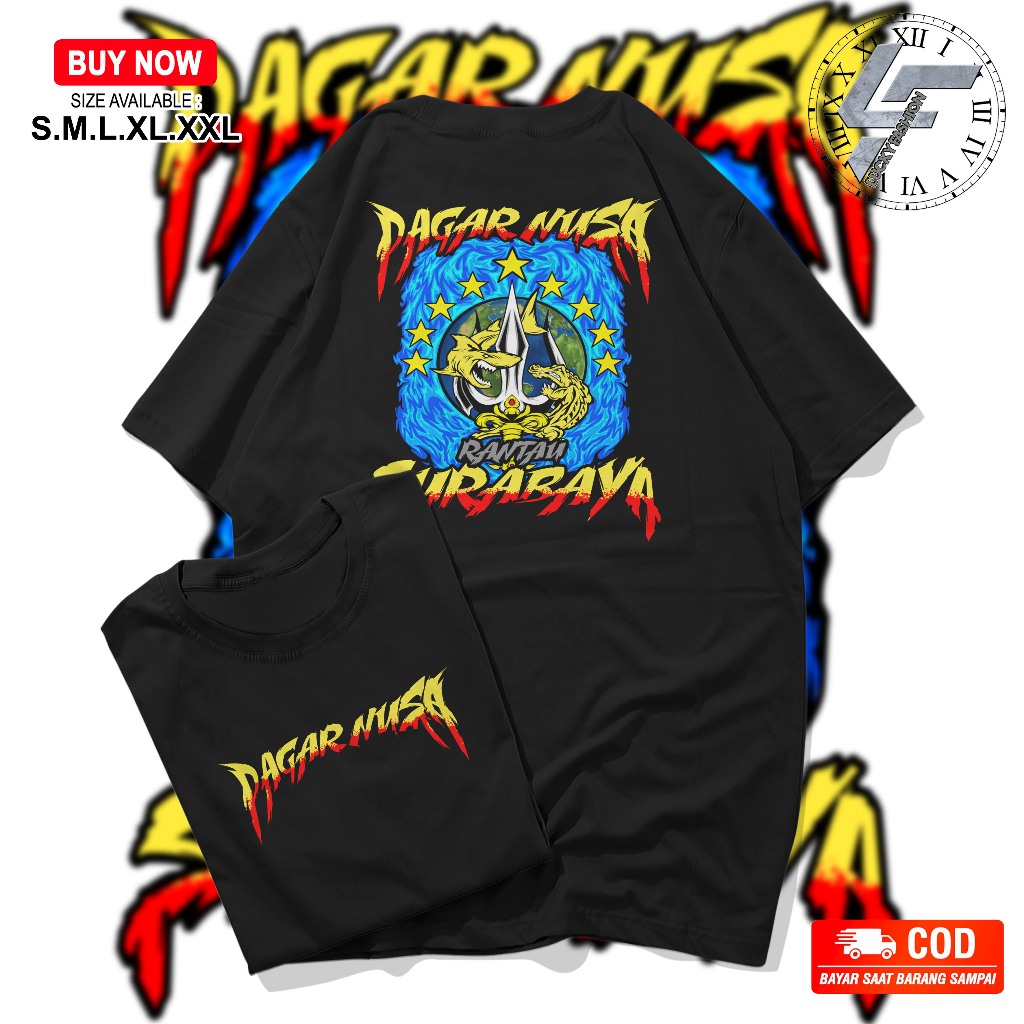T-shirt Kaos Baju Distro Pencak Silat Pagar Nusa Gus Maksum Jauhari