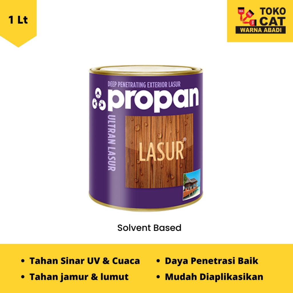 CAT POLITUR PROPAN ULTRAN LASUR WARNA 1 LITER