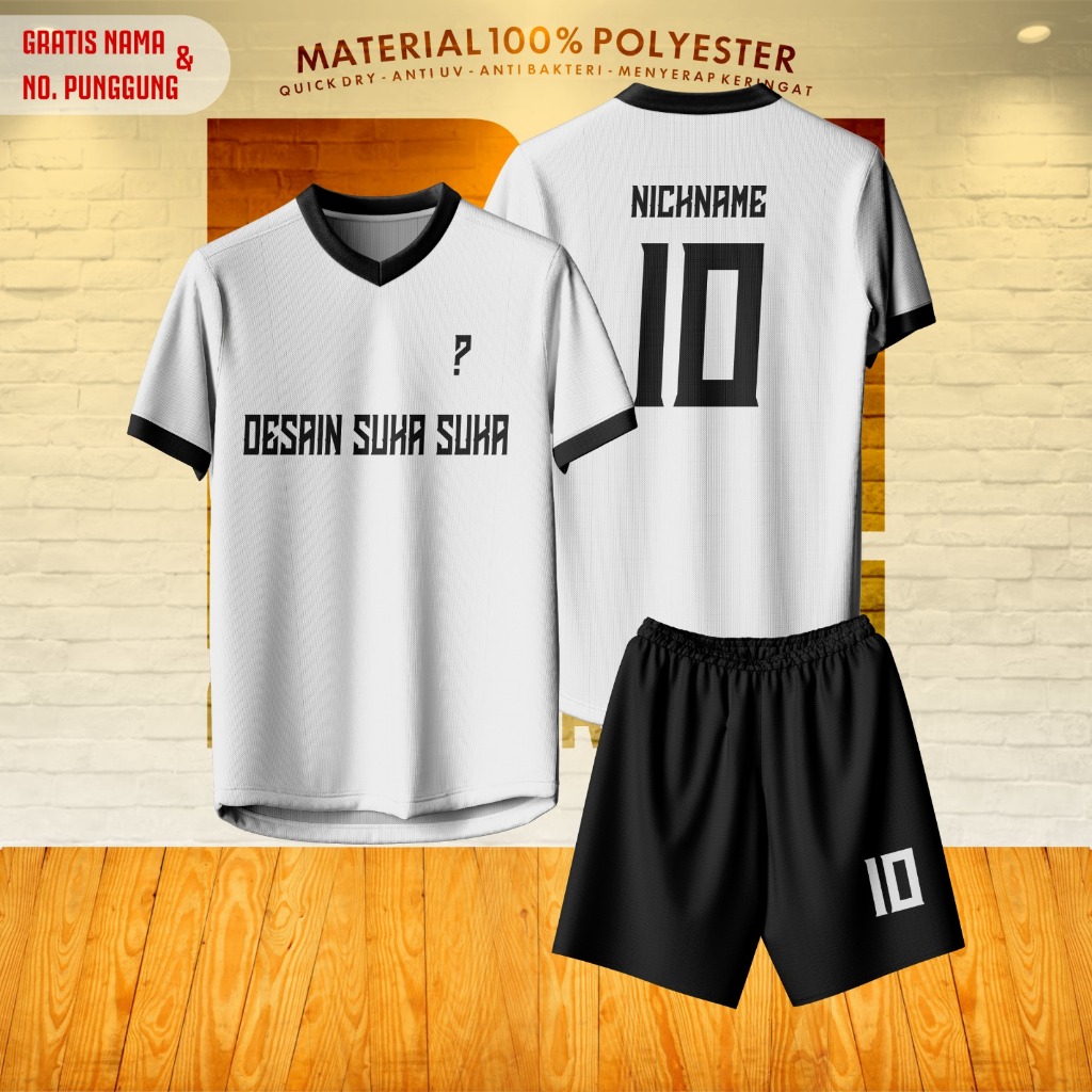 Jersey Kaos Baju Atasan CUSTOM DESAIN SENDIRI