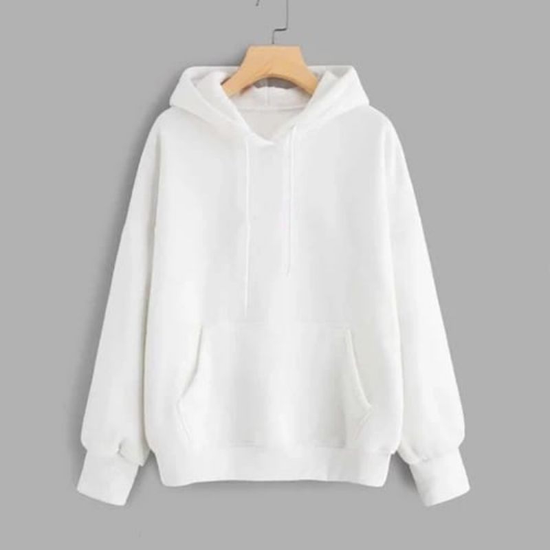 Hoodie H&M polos putih