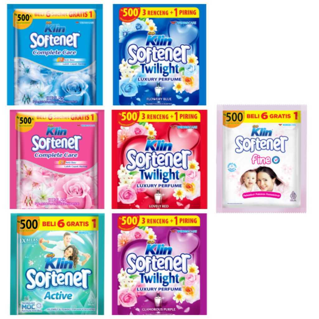 SoKlin Softener 1x Bilas Sachet 13ml - 14ml - So Klin Softener SACHET