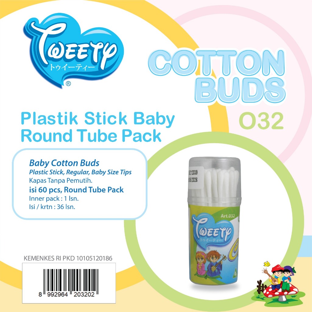 Tweety Cotton Buds / Korek Kuping