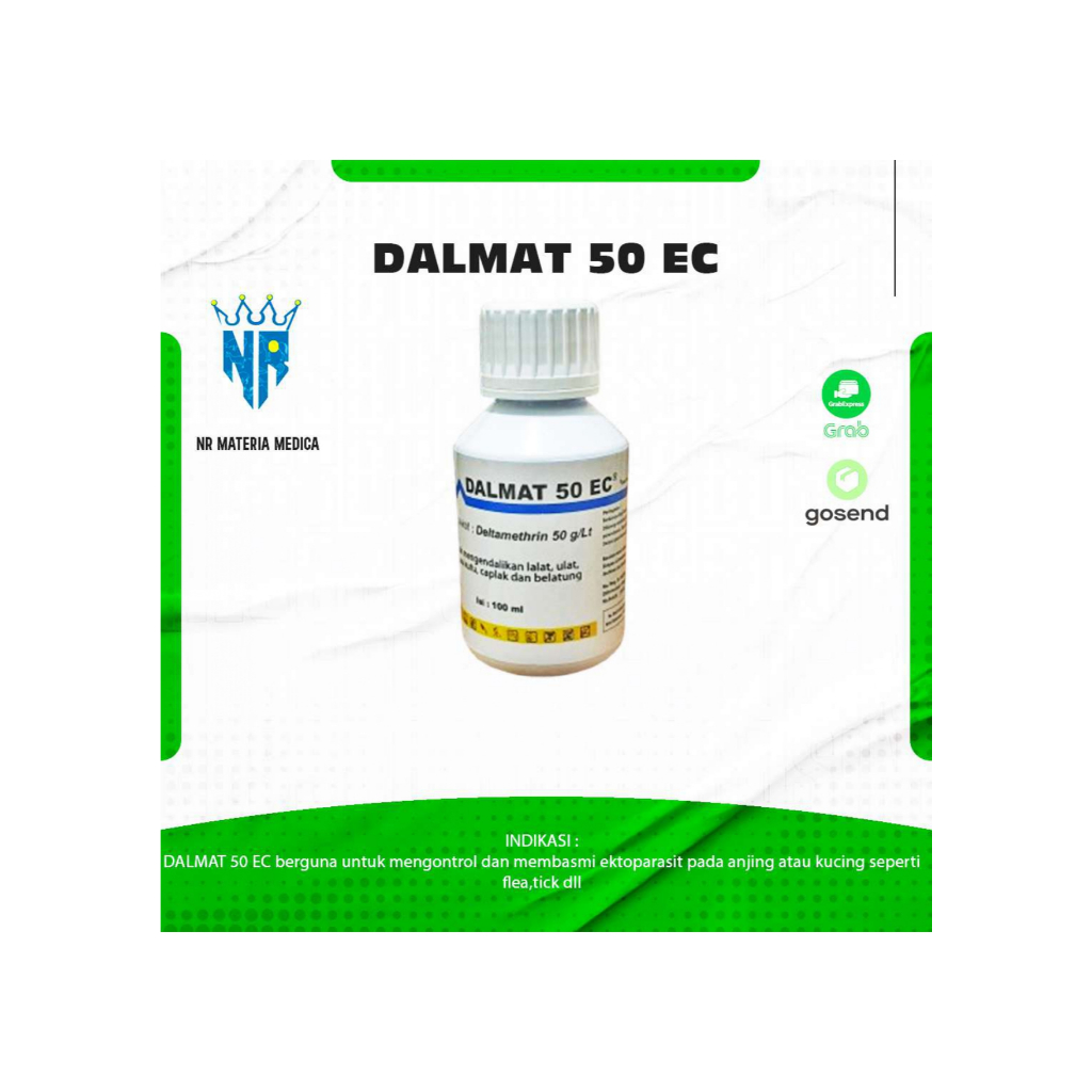 RETATARU. DALMAT 50 EC - DALMAT 100ML - OBAT KUTU - ANJING - KUCING - OBAT KUTU MANDI