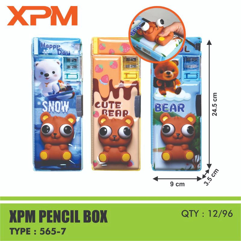

FYM XPM Pencil Case Type 565-7 Karakter Bear